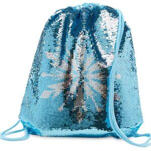 Disney Frozen 2 Reversible Sequin Drawstring backpack - NWT